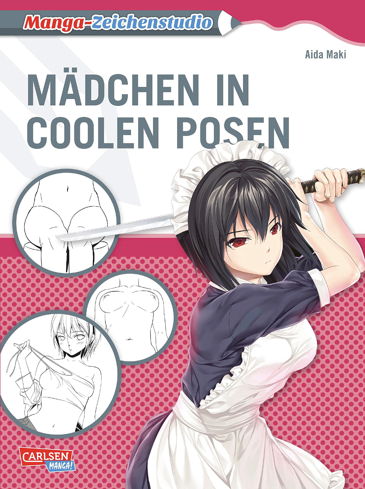 Manga Zeichenstudio Mädchen in coolen Posen